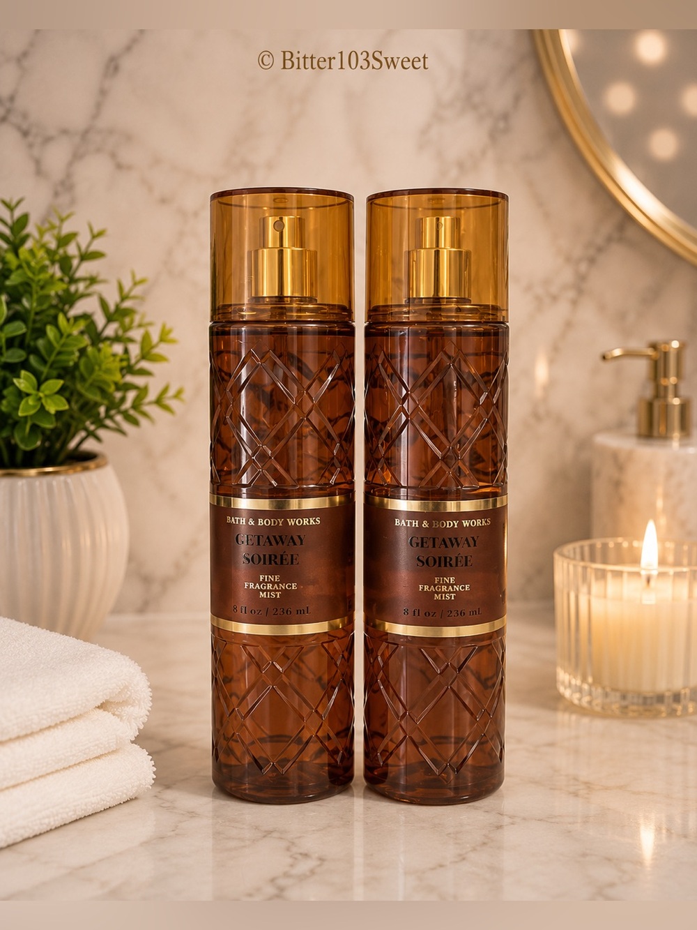 Bath and Body Works Getaway Soirée Luxury Fragrance Mist Duo